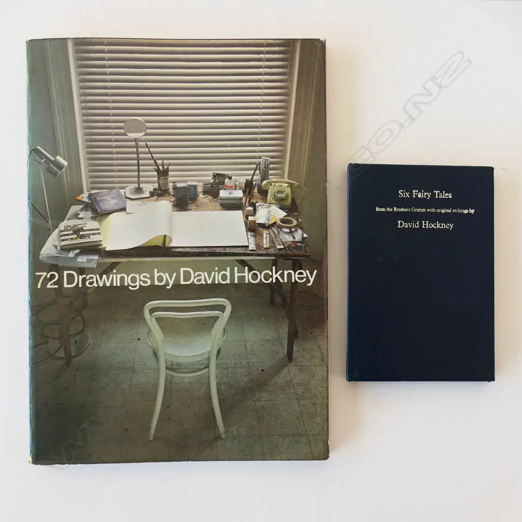TWO DAVID HOCKNEY PUBLICATIONS: 'SIX FAIRY TALES' & '72 DRAWINGS', 1ST EDITION Image 1++